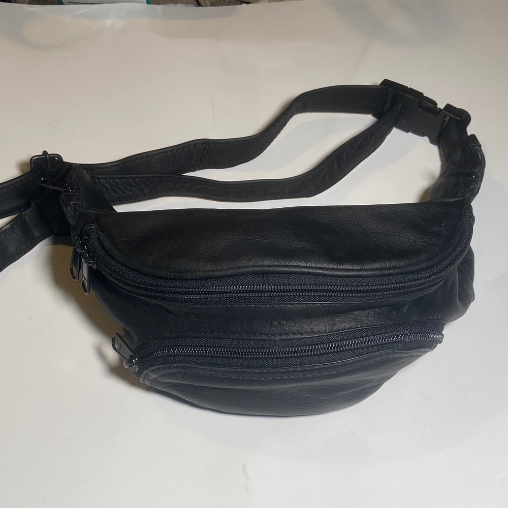 Vintage Genuine Leather Fanny Pack Made in Columbia